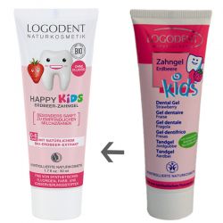 Gel dentale Bambino - Fragola - Logodent (Logona) - 50ml