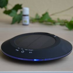 Diffuseur d'huiles essentielles solaires à ultrasons - SOLWHEEL Noir - ZEN'Arôme