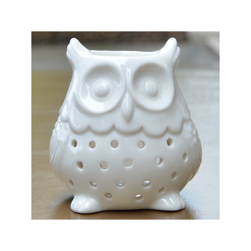 Diffuseur d'huiles essentielles/brûle-parfum à bougie - Hibou - ZEN'Arôme