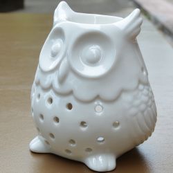 Diffuseur d'huiles essentielles/brûle-parfum à bougie - Hibou - ZEN'Arôme