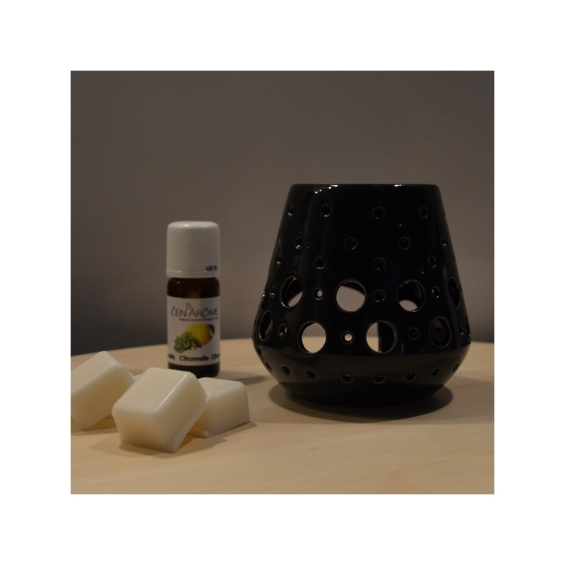 Diffusore di olio essenziale / bruciatore a candela - LOOB, Nero - ZEN'Arôme