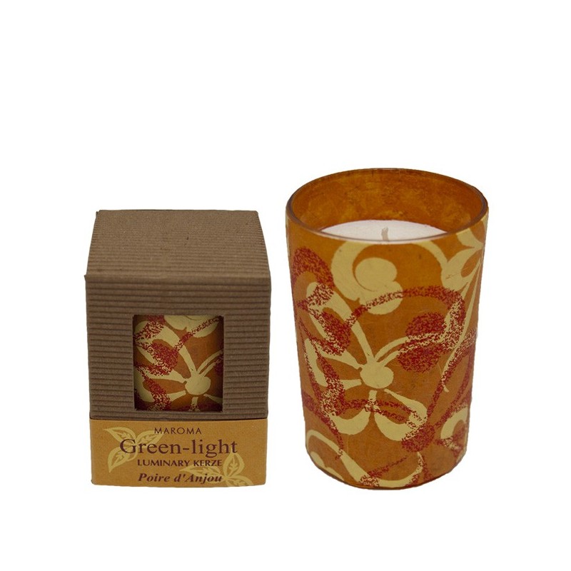 Candela Green-lignt - pera di anjou - Cedro, limone, arancia, geranio - Maroma