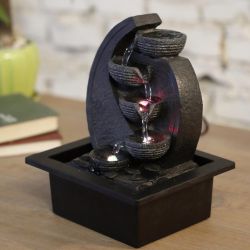 Fontana - "Cascata" (con illuminazione a LED) - Zen'Light