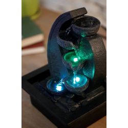 Fontaine à eau - "Cascade" (avec éclairage LED) - Zen'Light