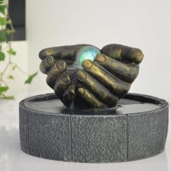Zimmerbrunnen - "Lhassa" (mit LED-Beleuchtung und Kugel) - Zen'Light