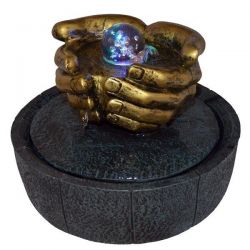 Fontana - "Lhassa" (con illuminazione a LED e a sfera) - Zen'Light