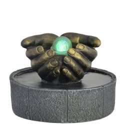 Zimmerbrunnen - "Lhassa" (mit LED-Beleuchtung und Kugel) - Zen'Light