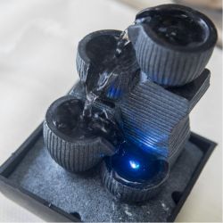 Zimmerbrunnen - "Kini" (mit LED-Beleuchtung) - Zen'Light