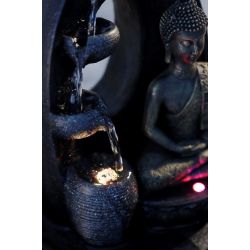 Fontaine à eau - Bouddha "Harmonie" (avec éclairage LED) - Zen'Light