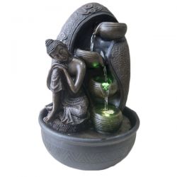 Fontaine à eau - Bouddah "Krishna" (avec éclairage LED) - Zen'Light