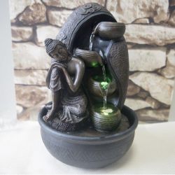 Fontaine à eau - Bouddah "Krishna" (avec éclairage LED) - Zen'Light