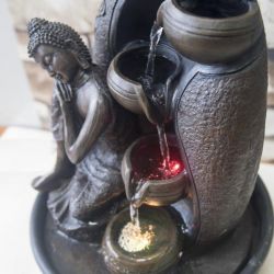 Fontaine à eau - Bouddah "Krishna" (avec éclairage LED) - Zen'Light