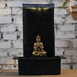 Fontana - Buddha "Zenitude" (con illuminazione a LED) - Zen'Light