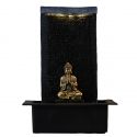 Fontaine mur d'eau - Bouddha "Zenitude" (avec éclairage LED) - Zen'Light