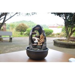 Zimmerbrunnen - Buddha "Mystic" (mit LED-Beleuchtung) - Zen'Light