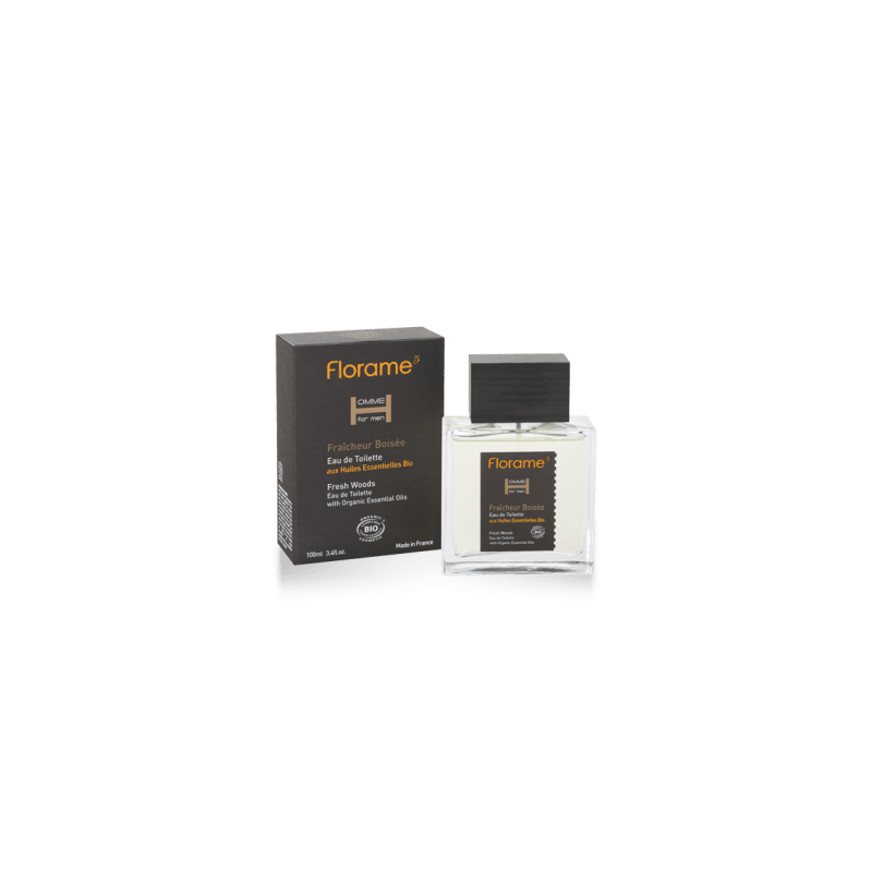 Eau de Toilette Biologica, Freschezza del legno - 100ml - Florame