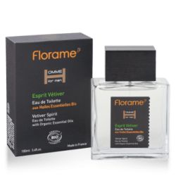 Eau de Toilette Biologica, Spirito Vetiver - 100ml - Florame
