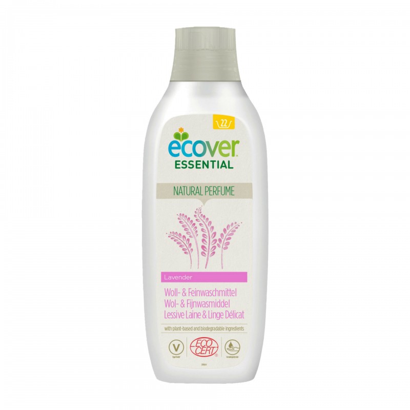 Detersivo liquido organico liquido, lana e lino delicato - 1 litro - ECOVER Essential
