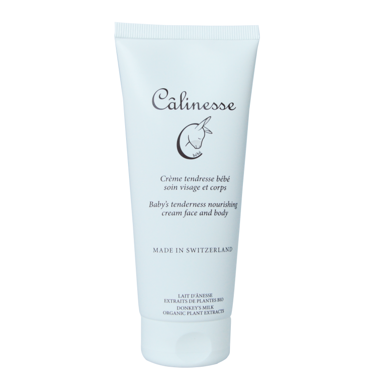 Crème tendresse bébé BIO au lait d'ânesse, Corps & visage - 100ml - Câlinesse