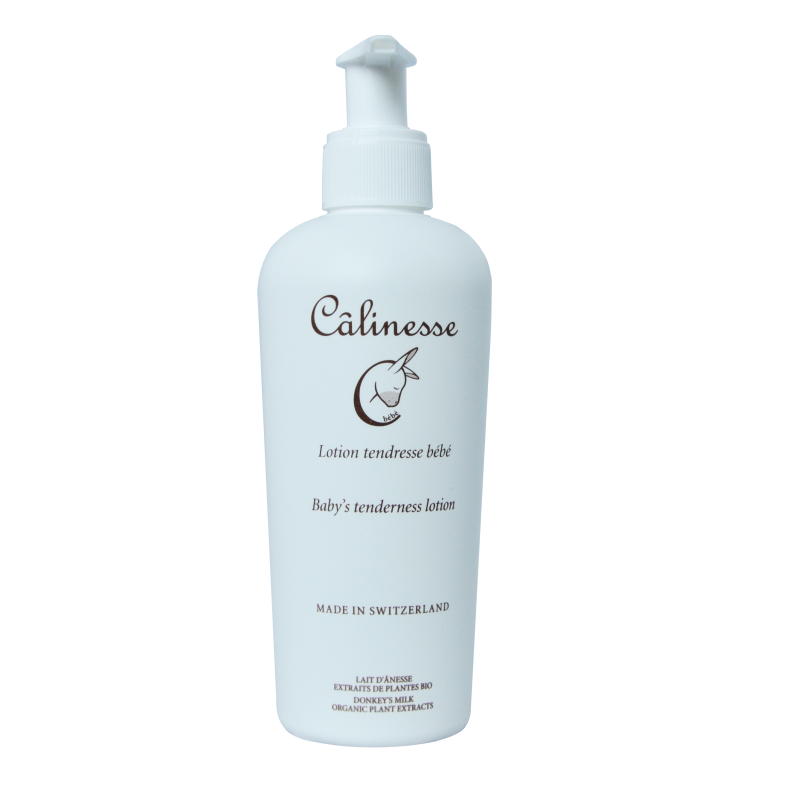 Lotion tendresse bébé BIO au lait d'ânesse, sans rinçage - 250ml - Câlinesse