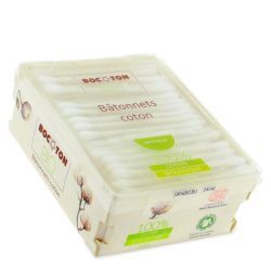 200 Bastoncini ovattati - Cotone 100% bio-ecosolidale - Bocoton