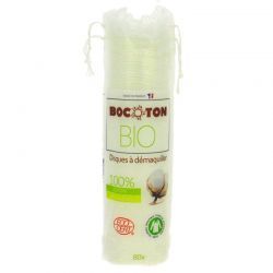 Disques à démaquiller en coton 100% Biologique - 80pces  - Bocoton