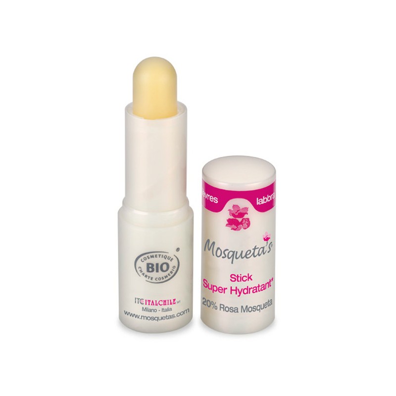 Stick Labbra con 20% di Rosa Mosqueta - 4,5ml - Mosqueta's