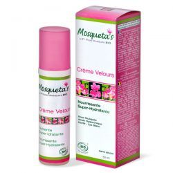 Samtweiche, stark hydratisierende Bio Creme mit Hagebutte - 50 ml - Mosqueta's 