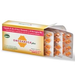 Omegarosa Plus, Capsules d’huile de Rose Musquée et Bourrache BIO - 60 caspules - Mosqueta's
