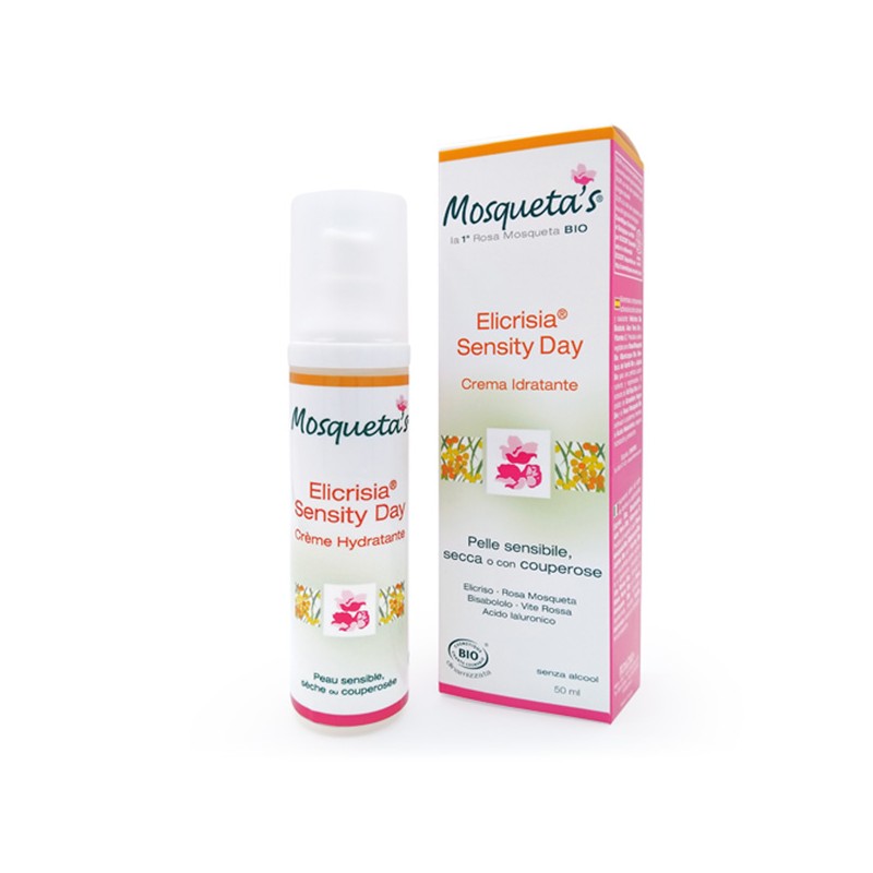 Elicrisia® Sensity Day, crème de jour hydratante - 50ml - Mosqueta's