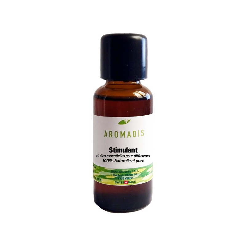 Ätherische Öle, Synergie für die Diffusion - Stimulans - (100% natürlich) - 30ml - Aromadis