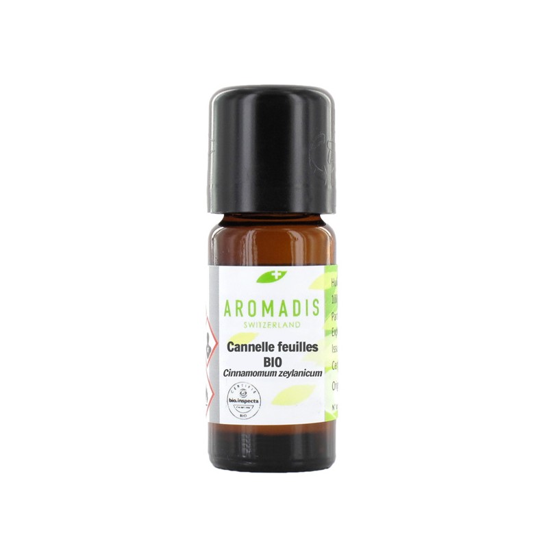Huile essentielle de Cannelle feuilles (100% naturelle et BIO) - 10ml - Aromadis