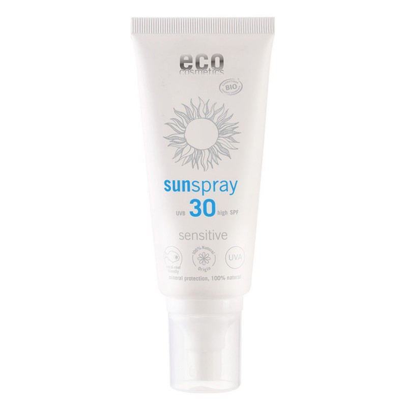 Eco Sonnenspray sensitive LSF 30, Hoher Lichtschutz - 100ml - ECO cosmetics