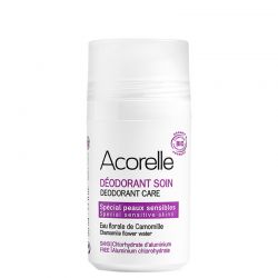 Déodorant soin pour peaux sensibles à l'eau florale de Camomille & cristaux d'Alun - 50ml - Acorelle