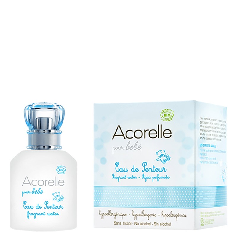 Baby Duftwasser - Hypoallergen & aclool-free - Aloe Vera und Orangenblüte - 50ml - Acorelle