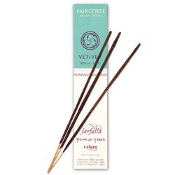 Bâtons d'encens naturels Faircense - Vetiver / Tropical Forest - 10pces - Farfalla / Claro
