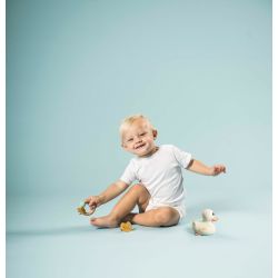 100% Naturkautschuk Baby-sauger - "Duck Pacifier" Symmetrisch, 0 bis 3 Monate - Hevea