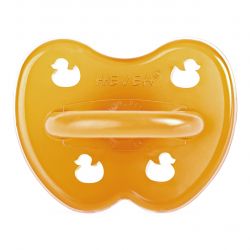 100% Naturkautschuk Baby-sauger - "Duck Pacifier" Symmetrisch, 3 bis 36 Monate - Hevea