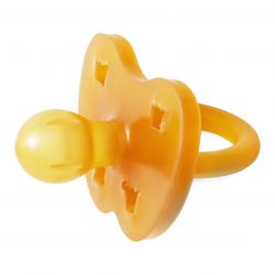 Tétines (lolettes) pour bébés 100% caoutchouc naturel - "Crown pacifier" Arrondie, 3 à 36 mois - Hevea