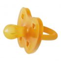 100% Naturkautschuk Baby-sauger - "Crown pacifier" Gerundet, 0 bis 3 Monate - Hevea