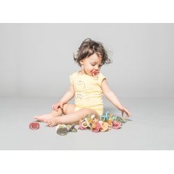 100% Naturkautschuk Baby-sauger - Kieferorthopädische "Melone", 0 bis 3 Monate - Hevea