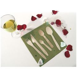 Couteaux en bois de peuplier - 100pces - Ecodis