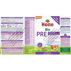Lait pour nourrissons N° 1, au lait demeter -  400g - Holle