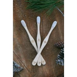 Holzzahnbürsten von FSC-zertifiziertem Schweizer Buchenholz, "Palme"- 1 Stk - Liebwerk