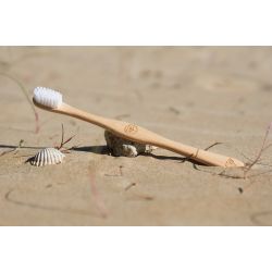 Brosse à dents en bois de hêtre Suisse, "Feuillu" Soft - 1pce - Liebwerk