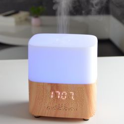 Diffusore di oli essenziali USB, Ultrasuoni con sveglia e Bluetooth - TEMPO - ZEN'Arôme