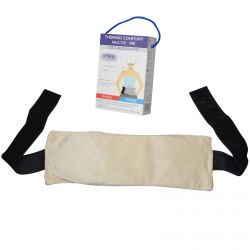 Cintura rilassante (calda o fredda) con perline di argilla e carbone vegetale - Thermo Comfort