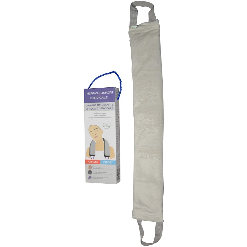 Entspannendes Gurt mit Tonperlen und pflanzlicher Holzkohle - Thermo Comfort