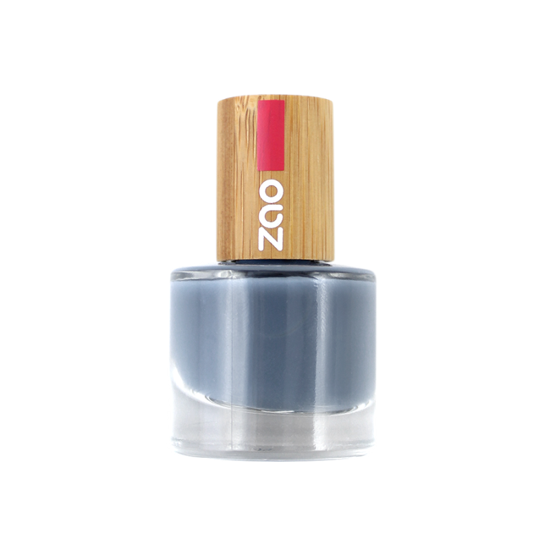Vernis à ongles - N° 670, Bleu gris - 8ml - Zao