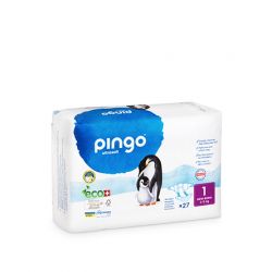 Pannolini per il bambino, svizzero ed ecologico - Newborn (2-5kg), 1x 27pz - Pingo